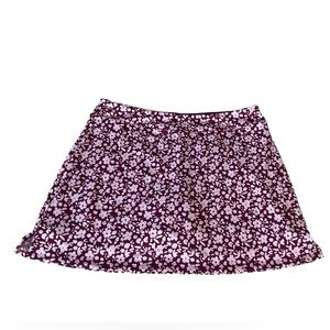 Tranquility by Colorado Clothing Women's Ditzy Garden Floral Skort Pink Purple L
